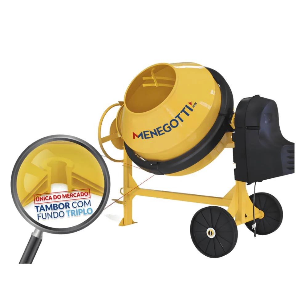 Betoneira 400L com Kit de Segurança MENEGOTTI-PRIME400